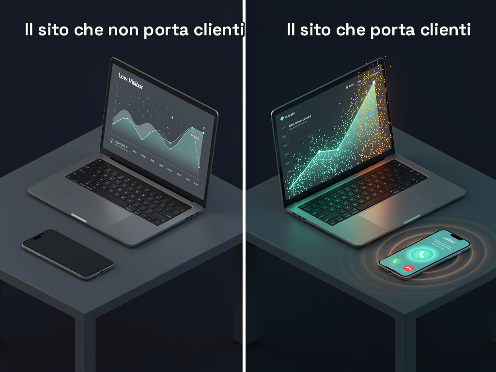 Il collega digitale per il sito web che porta clienti