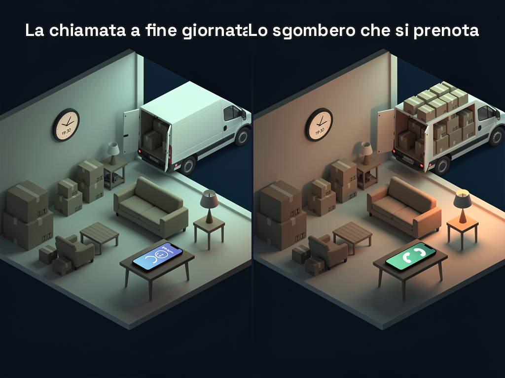 Il collega digitale per sgomberi e traslochi