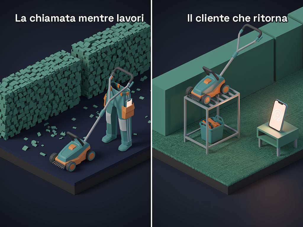 Il collega digitale per giardinieri