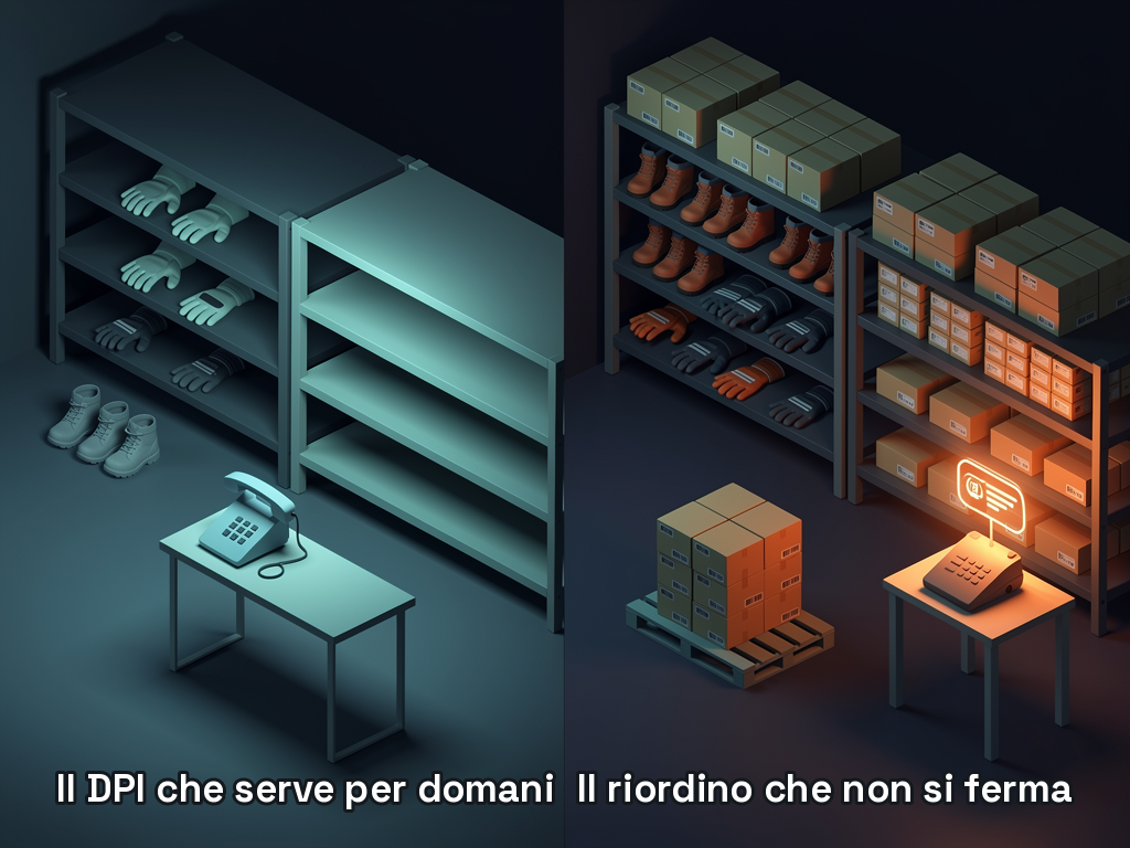 Il collega digitale per grossista DPI/antinfortunistica